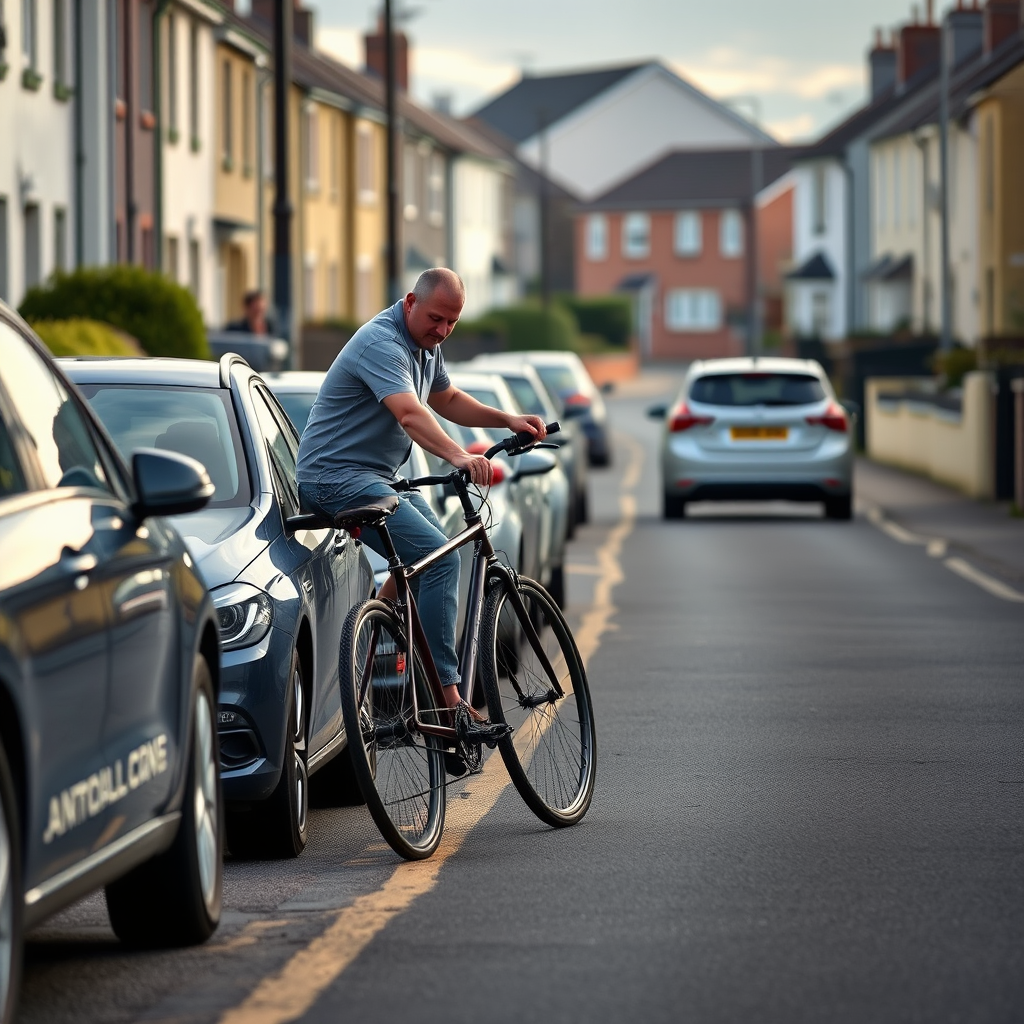 Man, 43, charged after reports of man on pushbike trying car doors through community
